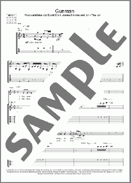 Gunman(Them Crooked Vultures) 楽譜 ギター（ソロ） ダウンロード