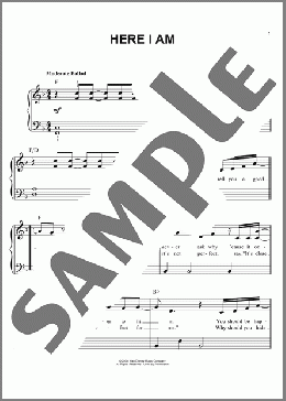 Here I Am(Jonas Brothers/Camp Rock (Movie)/Renee Sandstrom) 楽譜 ピアノ（ソロ） ダウンロード