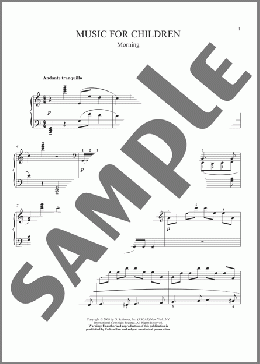 Morning(Sergei Prokofiev/Jeffrey Biegel) 楽譜 ピアノ（ソロ） ダウンロード