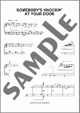 Somebody's Knockin' At Your Door (arr. Phillip Keveren)(African-American Spiritual) 楽譜 ピアノ（ソロ） ダウンロード