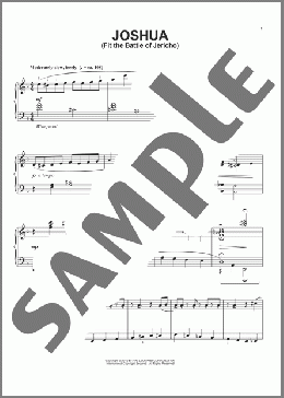 Joshua (Fit The Battle Of Jericho) (arr. Phillip Keveren)(African-American Spiritual) 楽譜 ピアノ（ソロ） ダウンロード