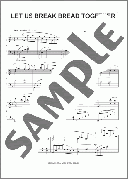 Let Us Break Bread Together (arr. Phillip Keveren)(Traditional Spiritual) 楽譜 ピアノ（ソロ） ダウンロード