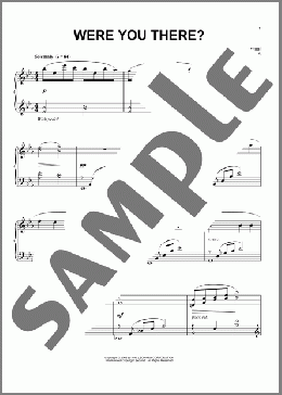 Were You There? (arr. Phillip Keveren)(African-American Spiritual) 楽譜 ピアノ（ソロ） ダウンロード