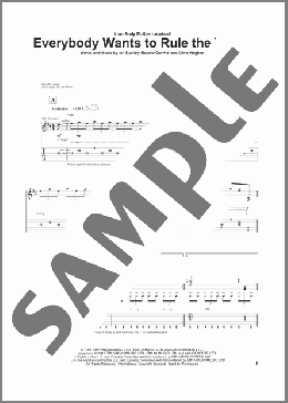 Everybody Wants To Rule The World(Tears For Fears/Andy McKee) 楽譜 ギター（ソロ） ダウンロード