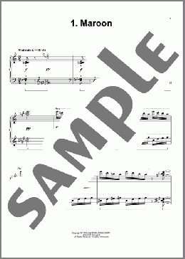 Maroon(Robert Starer) 楽譜 ピアノ（ソロ） ダウンロード