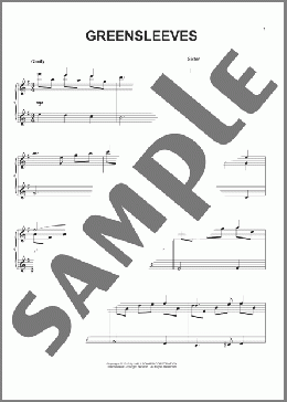 Greensleeves(Traditional English Folksong) 楽譜 ピアノ（ソロ） ダウンロード