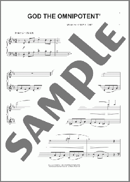 God The Omnipotent! (arr. Phillip Keveren)(Henry F. Chorley) 楽譜 ピアノ（ソロ） ダウンロード