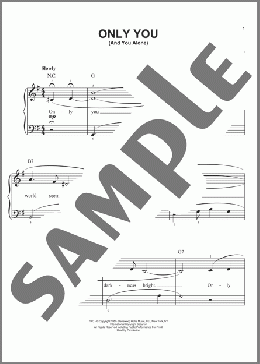 Only You (And You Alone) (arr. Phillip Keveren)(The Platters) 楽譜 ピアノ（ソロ） ダウンロード