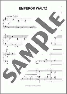 Emperor Waltz [Jazz version] (arr. Phillip Keveren)(Johann Strauss Jr.) 楽譜 ピアノ（ソロ） ダウンロード