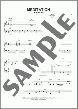 Meditation (Meditacao) [Jazz version] (arr. Brent Edstrom)(Antonio Carlos Jobim) 楽譜 ピアノ（ソロ） ダウンロード