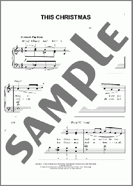 This Christmas (arr. Phillip Keveren)(Donny Hathaway) 楽譜 ピアノ（ソロ） ダウンロード