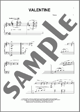 Valentine (arr. Phillip Keveren)(Jim Brickman/Martina McBride/Jim Brickman with Martina McBride) 楽譜 ピアノ（ソロ） ダウンロード