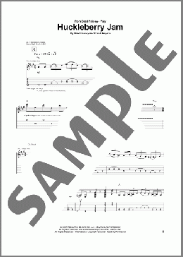 Huckleberry Jam(Brad Paisley) 楽譜 ギター（ソロ） ダウンロード
