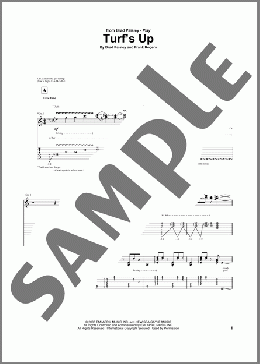 Turf's Up(Brad Paisley) 楽譜 ギター（ソロ） ダウンロード