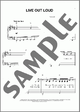Live Out Loud(Geoff Moore/Steven Curtis Chapman) 楽譜 ピアノ（ソロ） ダウンロード