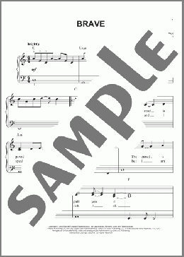 Brave(Nichole Nordeman) 楽譜 ピアノ（ソロ） ダウンロード