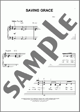 Saving Grace(Point Of Grace) 楽譜 ピアノ（ソロ） ダウンロード