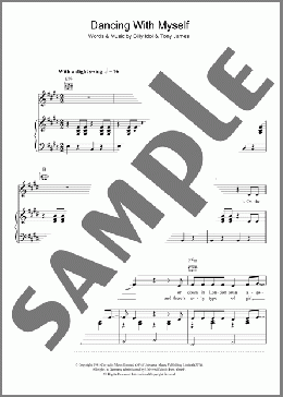 Dancing With Myself(Billy Idol/Glee (TV Series)/Glee Cast) 楽譜 その他 ダウンロード