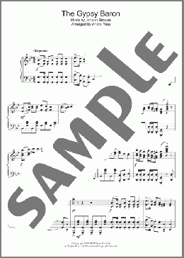 The Gypsy Baron(Andre Rieu) 楽譜 ピアノ（ソロ） ダウンロード