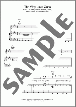 The Way Love Goes(Lemar) 楽譜 その他 ダウンロード