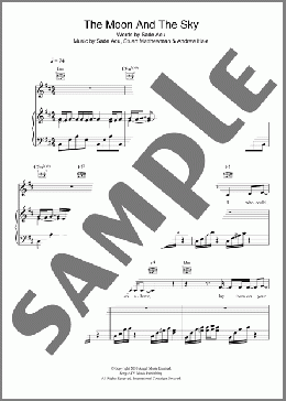 The Moon And The Sky(Sade) 楽譜 その他 ダウンロード