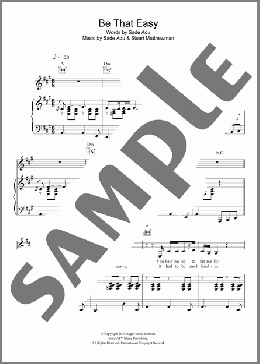 Be That Easy(Sade) 楽譜 その他 ダウンロード