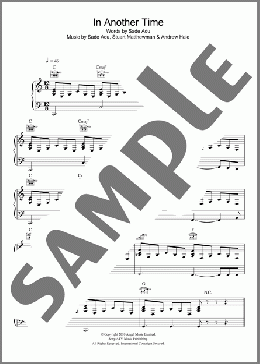 In Another Time(Sade) 楽譜 その他 ダウンロード