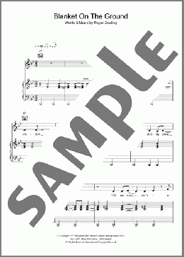 Blanket On The Ground(Billie Jo Spears) 楽譜 その他 ダウンロード