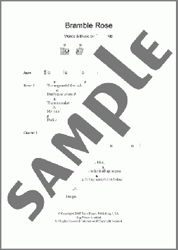 Bramble Rose(Tift Merritt) 楽譜 ギター（コード） ダウンロード