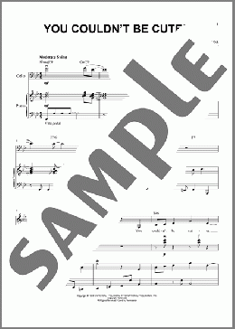 You Couldn't Be Cuter(Jerome Kern/Yo-Yo Ma) 楽譜 その他 ダウンロード