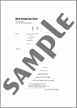 Rock Around The Clock(Bill Haley & His Comets) 楽譜 ウクレレ（弾き語り） ダウンロード