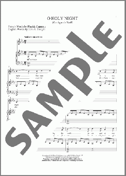 O Holy Night(Adolphe Adam/John S. Dwight) 楽譜 ピアノ & ボーカル ダウンロード