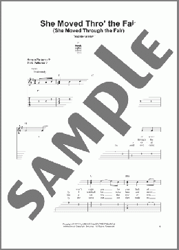 She Moved Thro' The Fair (She Moved Through The Fair)(Traditional Irish) 楽譜 ギター（ソロ） ダウンロード