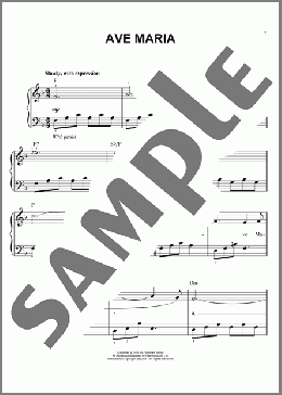 Ave Maria(Michael Buble) 楽譜 ピアノ（ソロ） ダウンロード