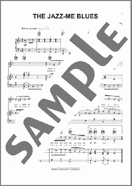 The Jazz-Me Blues(Bix Beiderbecke) 楽譜 ピアノ & ボーカル & ギター ダウンロード