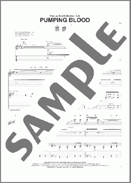 Pumping Blood(Lou Reed/Lou Reed & Metallica) 楽譜 ギター（ソロ） ダウンロード