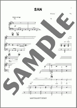 San(Lindsay McPhail) 楽譜 ピアノ & ボーカル & ギター ダウンロード