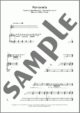 Bassiste(Didier Barbelivien) 楽譜 ピアノ & ボーカル ダウンロード