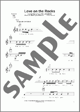 Love On The Rocks(Neil Diamond) 楽譜 ウクレレ（弾き語り） ダウンロード