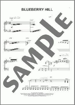 Blueberry Hill (arr. Brent Edstrom)(Fats Domino) 楽譜 ピアノ（ソロ） ダウンロード