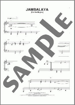 Jambalaya (On The Bayou) (arr. Brent Edstrom)(Hank Williams) 楽譜 ピアノ（ソロ） ダウンロード