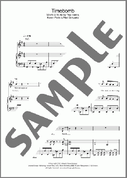 Timebomb(Kylie Minogue) 楽譜 その他 ダウンロード