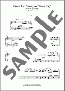 Grace And Beauty (A Classy Rag)(Francis Shaw) 楽譜 ピアノ（ソロ） ダウンロード