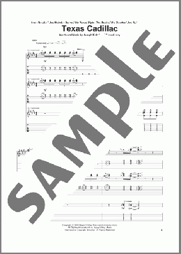 Texas Cadillac(Smokin' Joe Kubek) 楽譜 ギター（ソロ） ダウンロード
