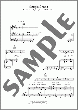 Boogie Shoes(KC & The Sunshine Band) 楽譜 その他 ダウンロード
