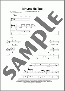 It Hurts Me Too(Mel London/Elmore James/Eric Clapton) 楽譜 ギター（その他） ダウンロード