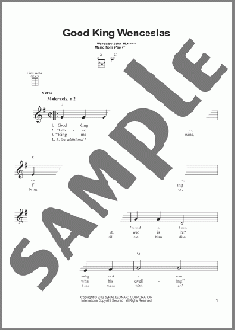 Good King Wenceslas(Piae Cantiones) 楽譜 ウクレレ（弾き語り） ダウンロード
