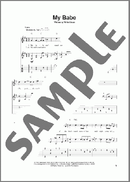 My Babe(Willie Dixon/Little Walter) 楽譜 ギター（その他） ダウンロード