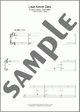 Love Never Dies(Andrew Lloyd Webber) 楽譜 ピアノ（ソロ） ダウンロード