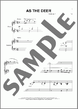 As The Deer (arr. Phillip Keveren)(Martin Nystrom) 楽譜 ピアノ（連弾） ダウンロード